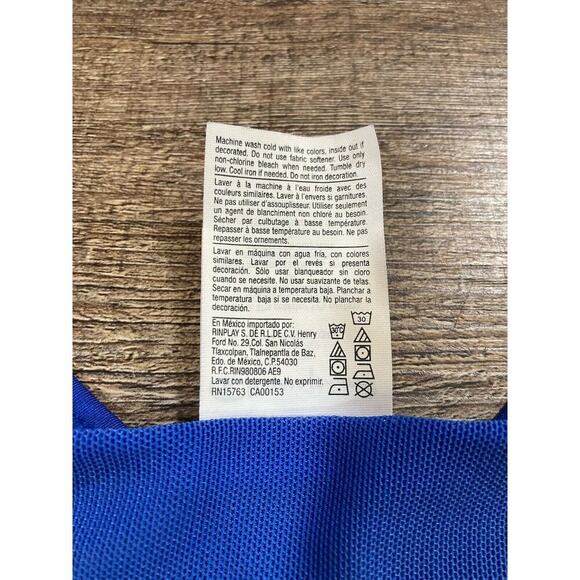 CHAMPION Women’s Drapey Mesh Loose Sleeveless Active Wear Tank Top Royal S - Picture 5 of 9